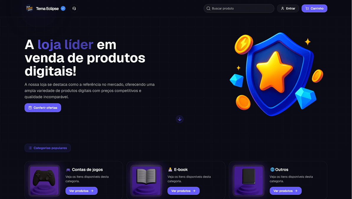 Home do tema Eclipse
